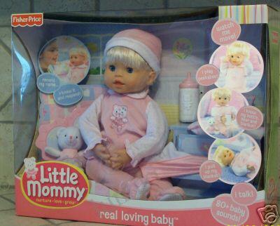 little mommy real loving baby doll