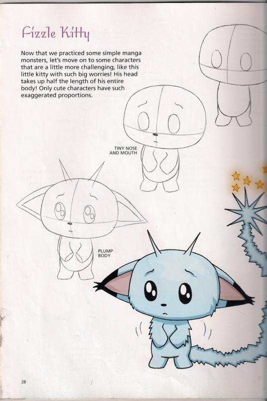 Как нарисовать мультяшного персонажа Бубу