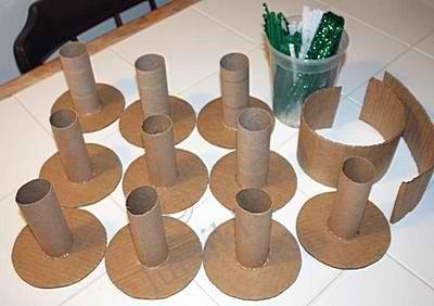 Творческие идеи к празднику 8 Марта - как сделать вазу и цветы из картонасвоими руками - Поделки для детей - Каталог статей - Сайт для школьников иучителей
