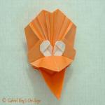Схема оригами. Большая Жёлтая Птица
