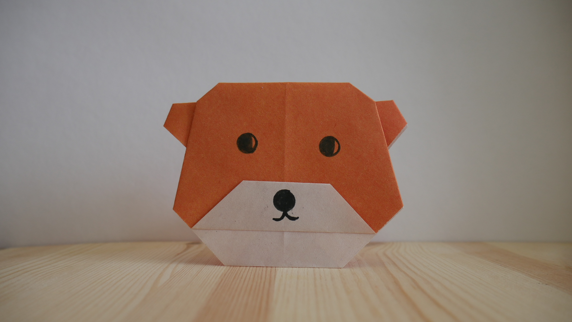 Оригами. Как сделать медведя из бумаги (видео урок)