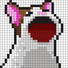 Милые и смешные пиксельные рисунки котов