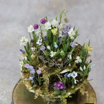 Мир японской миниатюры - букеты от Юкари Миядзаки