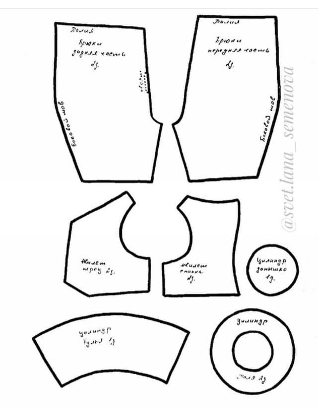 Шьем авторского крота: выкройка и советы от Светланы Семеновой (фото 4)