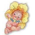 Цветочные детки (Flower babies) - маленькие схемы вышивки крестом  для начинающих - ЧАСТЬ 1
