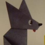 Искусство оригами для начинающих - мастерим Волка