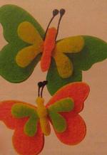 Чудо-бабочки из цветной бумаги - поделки для детей своими руками