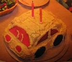Вкусный торт на День Рождения мальчика - "Автомобиль" - рецепт, фото