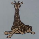 Рисунок для детей - уроки  рисования карандашом - жираф