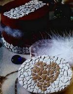 Шкатулка с мозаикой из яичной скорлупы - делаем и украшаем сами