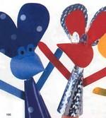 Поделка из бумаги для детей - Мышка на пальце - идея для домашнего кукольного театра