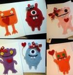 Открытки, картинки с монстриками на Хэллоуин - идеи для детского творчества