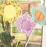 Цветущий кактус - детские поделки из бумаги и картона