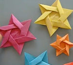 Шестиконечная звезда - схема сборки оригами. Видео мастеркласс