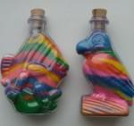 Интересный творческий набор для детей - бутылочки с цветным песком