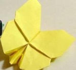 Поделка из бумаги - оригами бабочка, видео мастер класс. Схема сборки