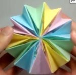 Оригами из модулей - феерверк, видео. Как сделать