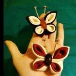 Бабочка из ткани - как сделать своими руками. Канзаши