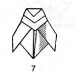 Муха. Простая схема оригами для детей