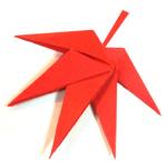 Оригами для детей - клен