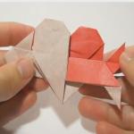 Оригами - сердце со стрелой. Видео мастеркласс