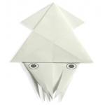 Как сделать кальмара из бумаги. Оригами для детей