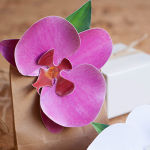 Орхидея - поделки из бумаги для детей