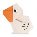 Сборка оригами пеликан