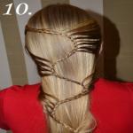 Нарядная прическа для девочки на длинные волосы