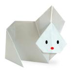 Сборка оригами - зайчик